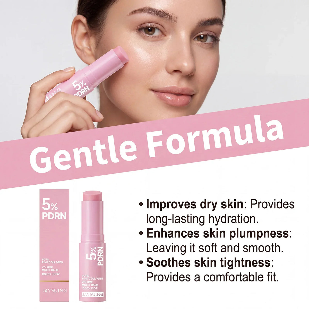 PDRN Collagen Multi Balm Stick – Face, Lips, Eyes & Neck