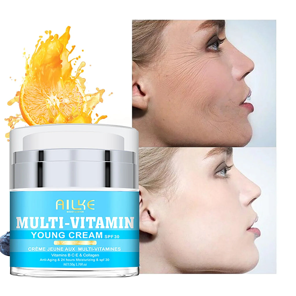 AILKE Multivitamin Face Cream – Brightening & Anti-Aging | 50ml