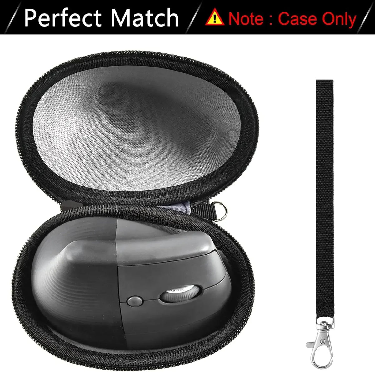 Travel Case for Logitech Lift Vertical Ergonomic Mouse