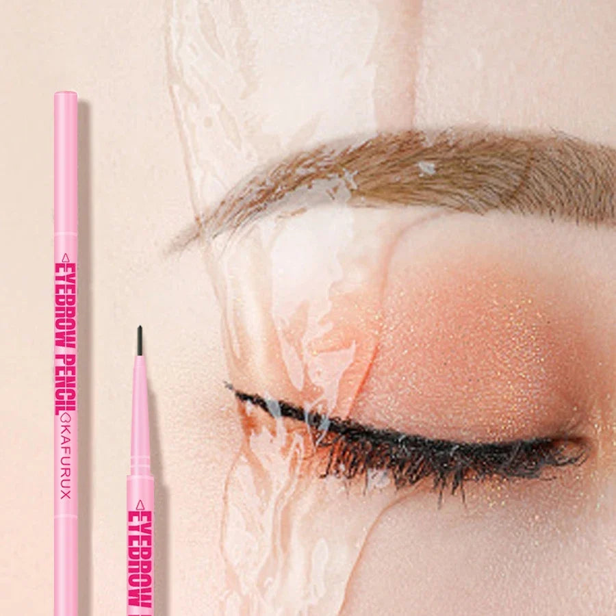 KAFURUX Ultra-Fine Waterproof Eyebrow Pencil – 6 Colors & Brush