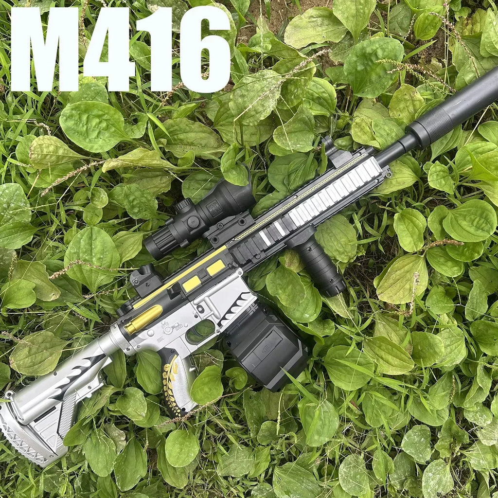 M416 Manual Gel Ball Blaster Toy Gun – Outdoor Gift for Teens