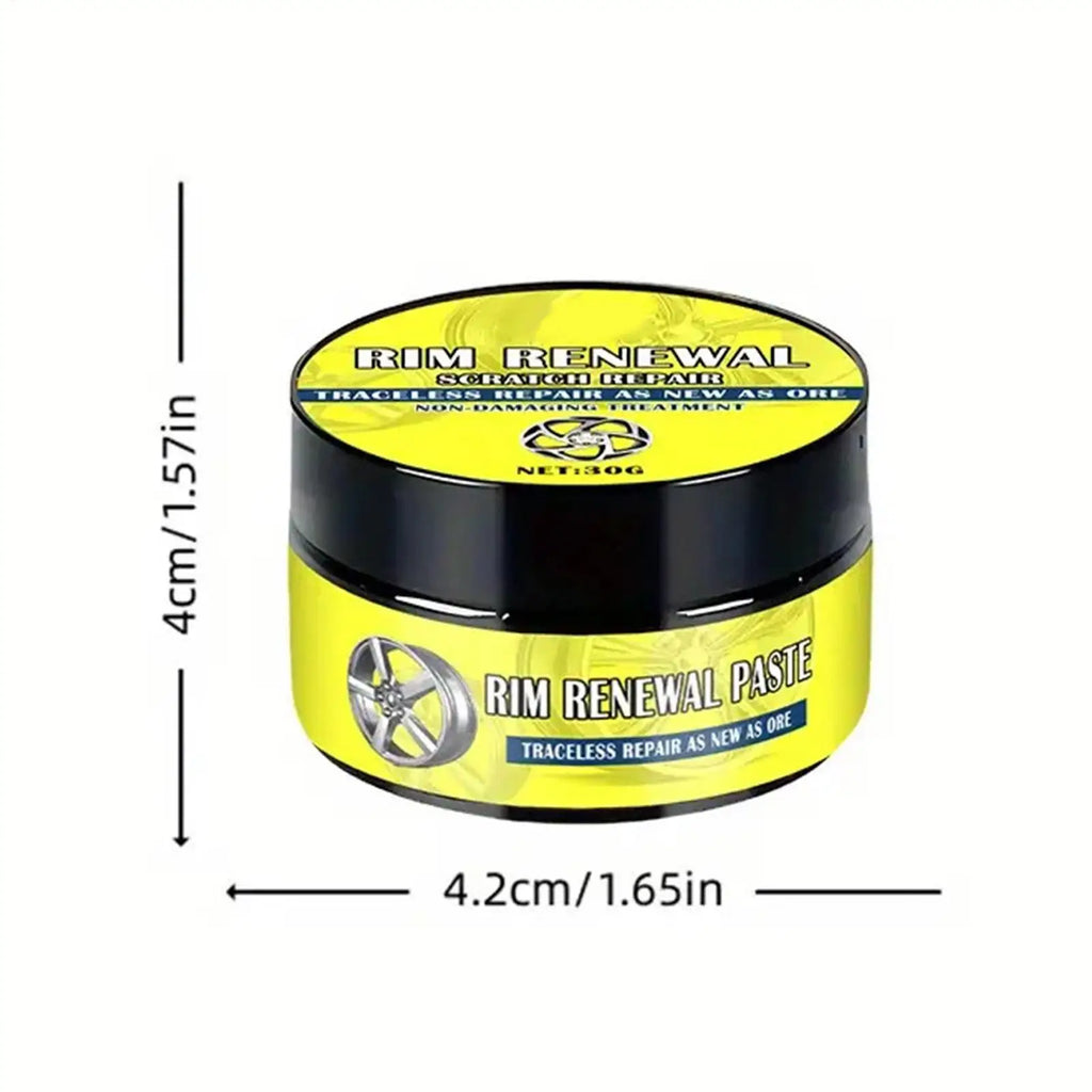 Wheel Hub Scratch Repair & Rim Polishing Paste | Rust Removal