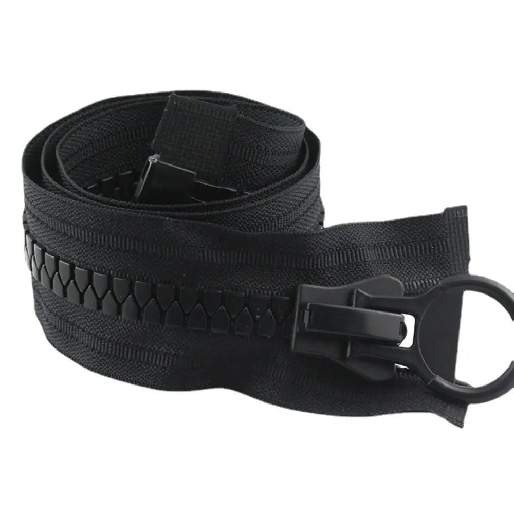 Closed End Resin Zipper with Pull Ring | 7 Sizes – Nickel-Free