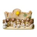 Cartoon Nativity Scene Figurine Set | Christmas Manger Decor