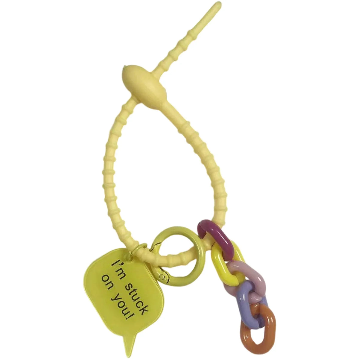 Monster Doll Ribbon Keychain – Cute Bag Charm & Gift Idea
