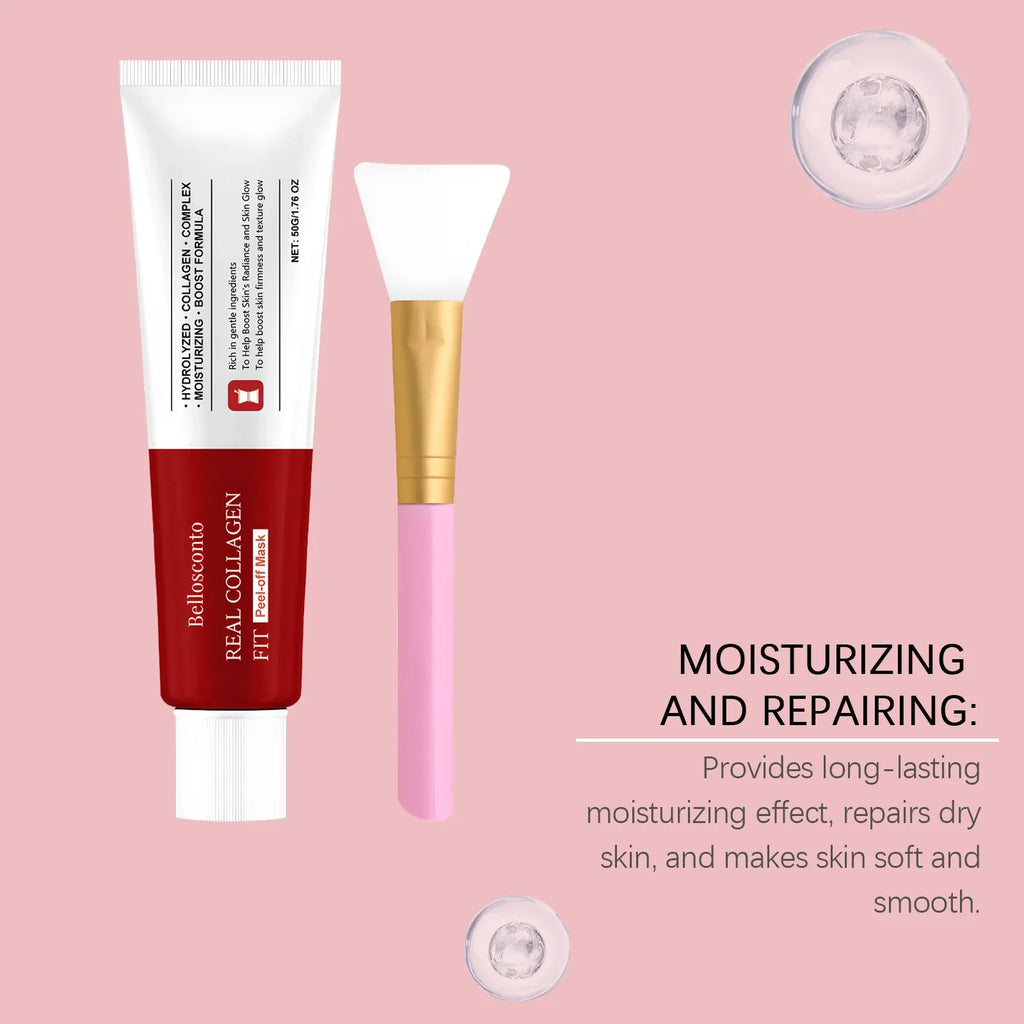 Collagen Peel Off Face Mask – Hyaluronic Acid & Pore Cleanse