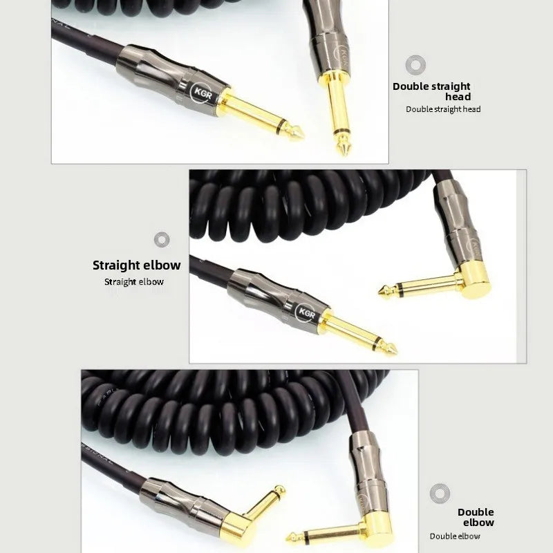 6 10meters KGR Guitar Cable Fever Guitarwire Springwire Telephonewire