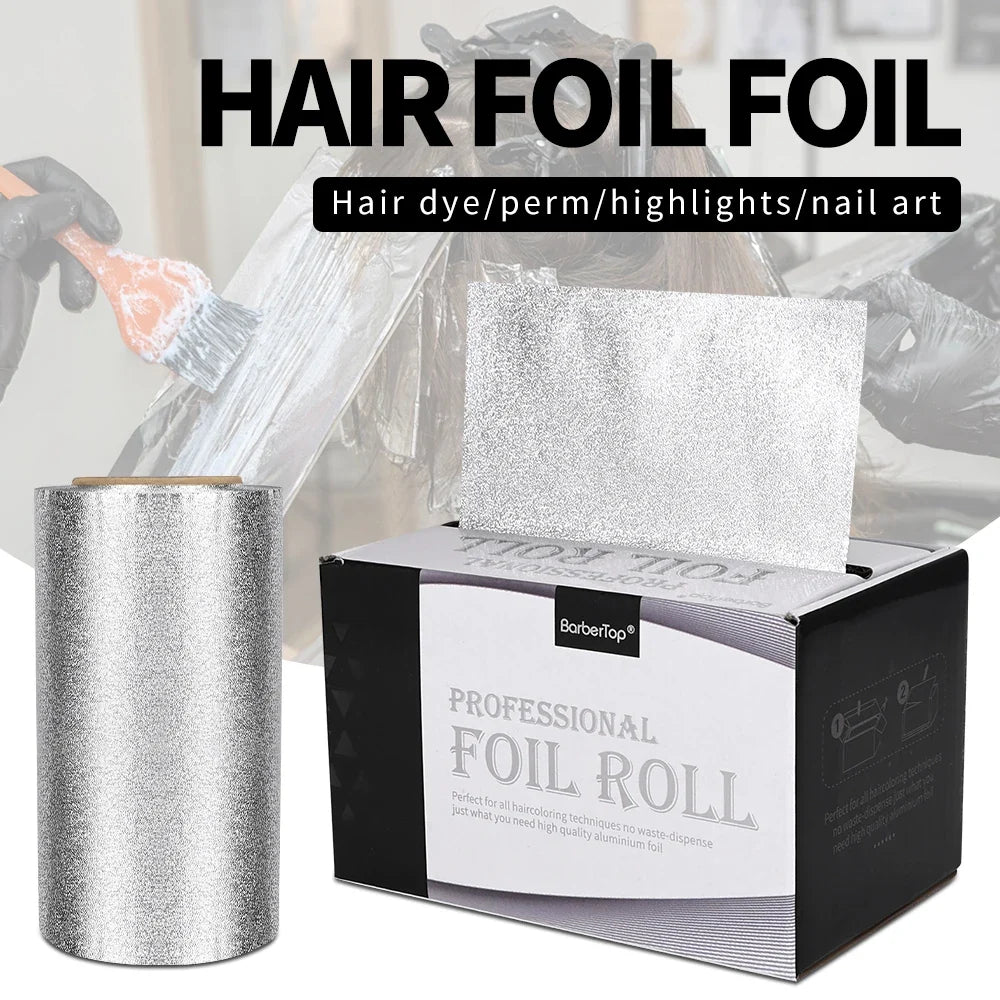 Professional Salon Aluminum Foil Roll 30/50M – Hair Tinting