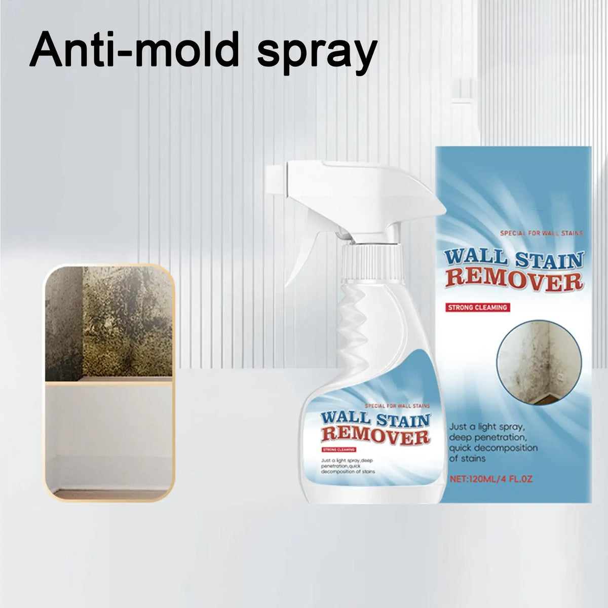 Mould Removal Spray – Anti-Mildew Bathroom & Wall Cleaner