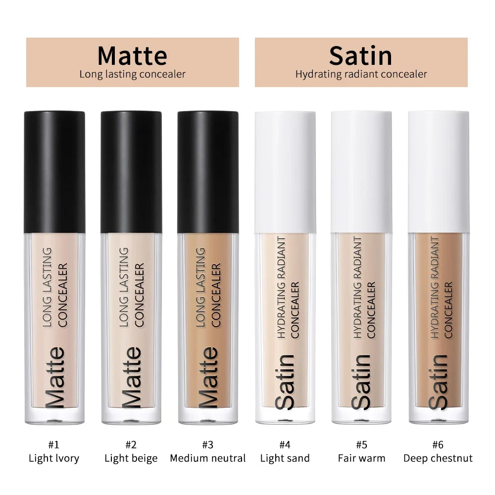 Lakerain Liquid Concealer – Matte & Hydrating High Coverage