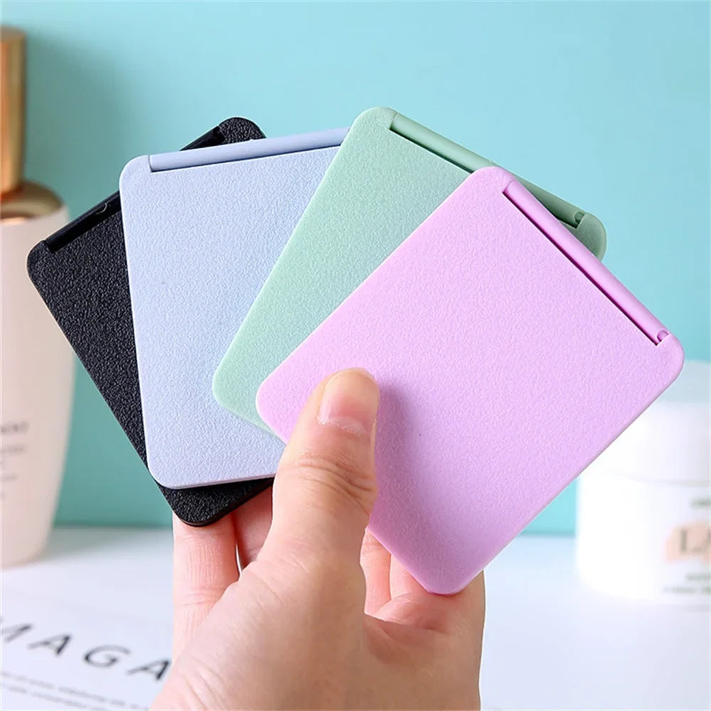 Foldable Compact Makeup Mirror – Portable Mini Travel Mirror