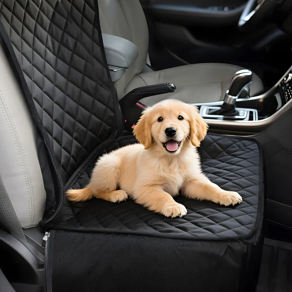 Pet Car Seat Cushion – Dog Booster Cover for Back & Front Seat