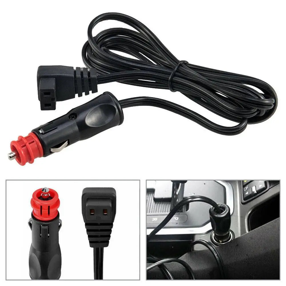 18AWG Car Refrigerator Power Cord Plug Cigarette Lighter Adapter