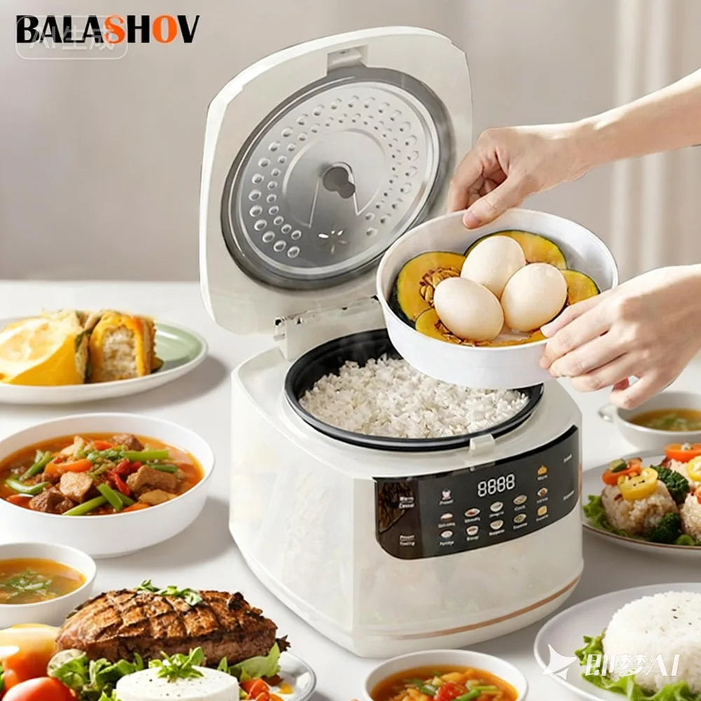 BALASHOV 2L Smart Electric Rice Cooker – Multifunction Warmer