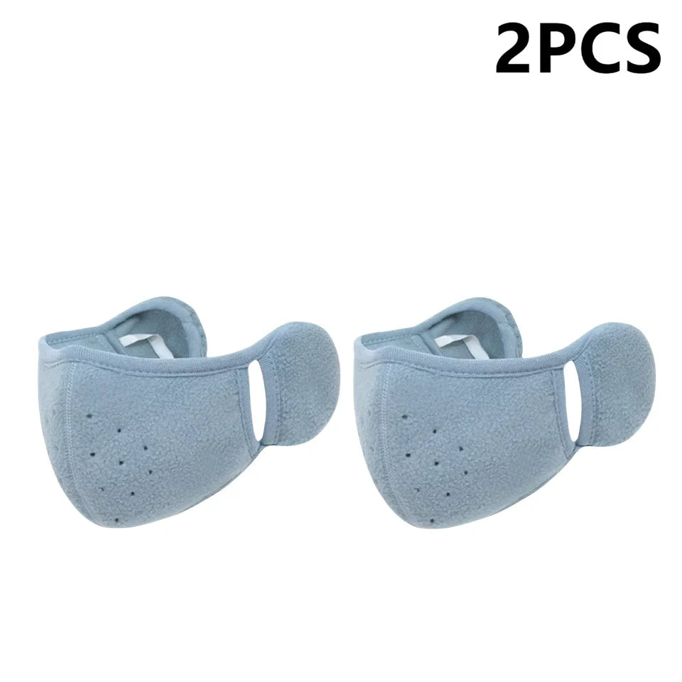 Winter Fleece Earmuffs & Windproof Face Mask – Unisex 1/2/3 Pcs