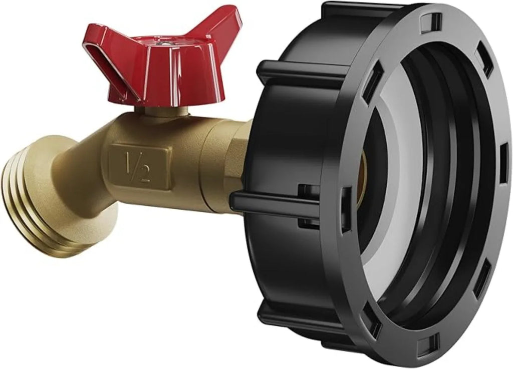 IBC Tank S60X6 Cap Adapter – 60mm to 1/2", 3/4" or 1" Fitting