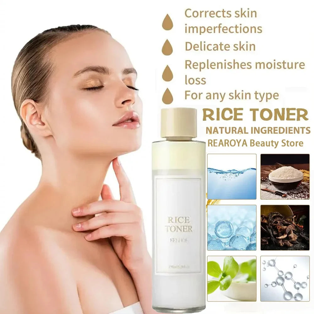 150ml Rice Toner for Moisturizing and Skin Care