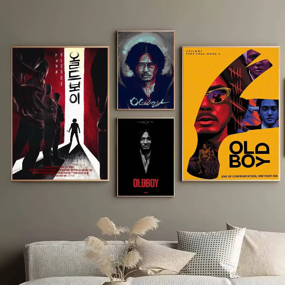 Old Boy Classic Movie HD Poster – Self-Adhesive Waterproof Wall Art