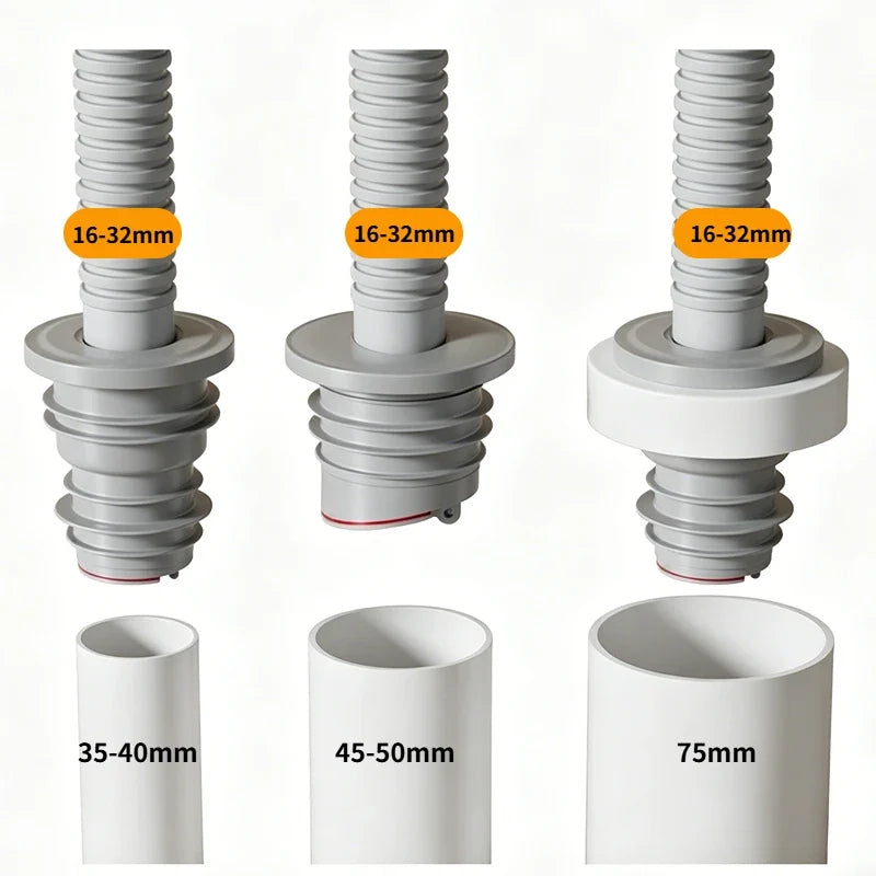 Silicone Sewer Pipe Seal & Floor Drain Stopper 70-75mm