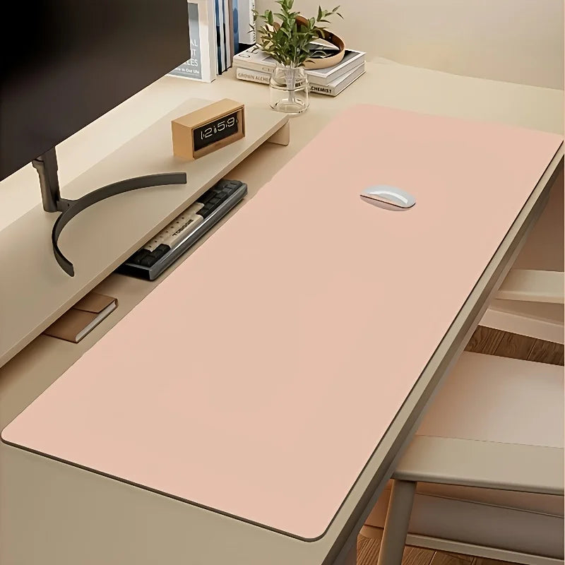 Large Faux Leather Mouse Pad Non-slip Waterproof Desk Office Easy