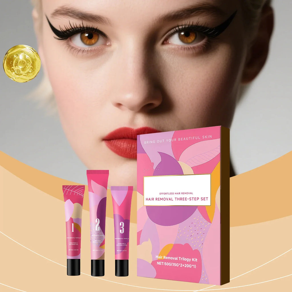 Facial Hair Removal Cream Gentle Painless Depilatory Smoothing