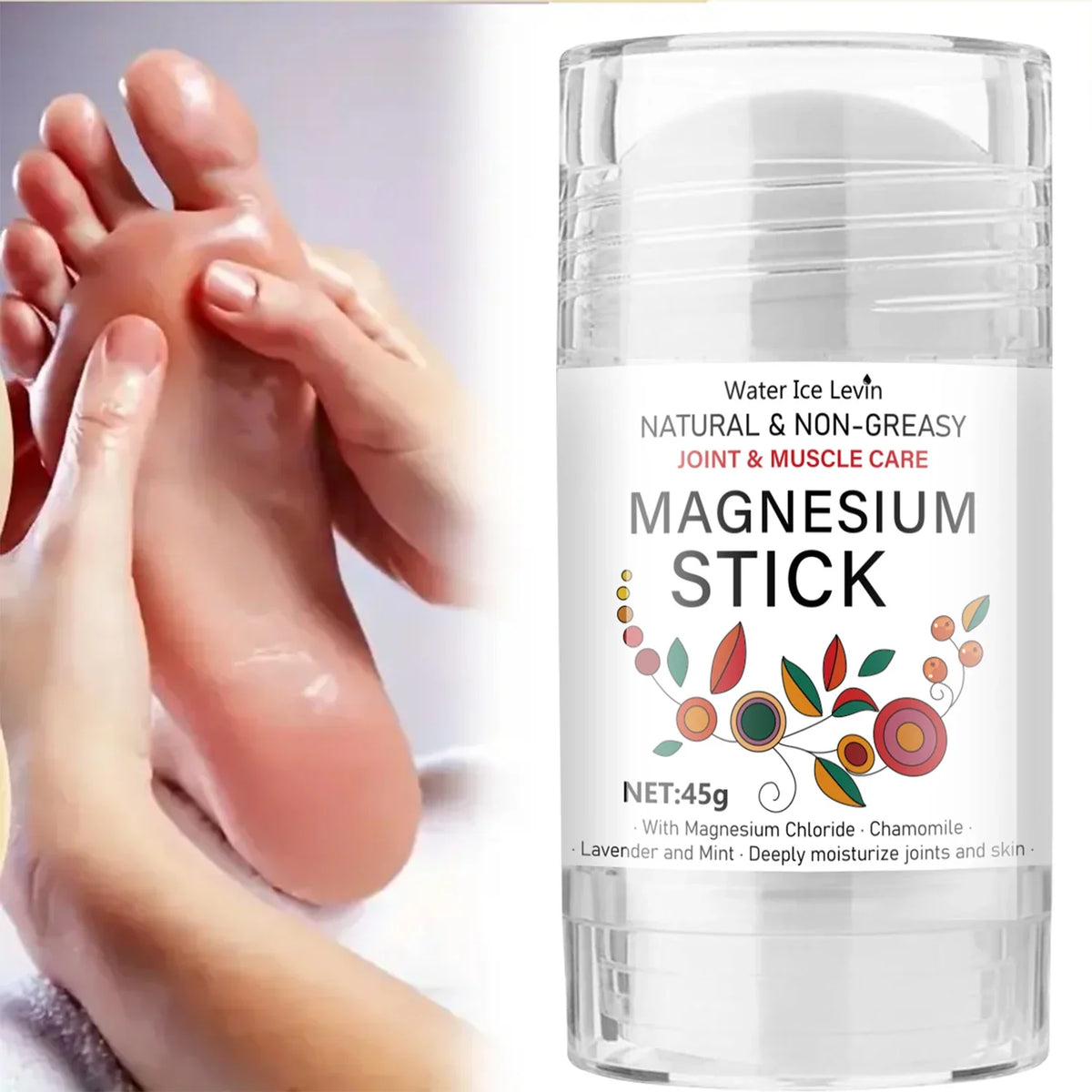 Magnesium Stick | Chamomile & Lavender Moisturizing Body Cream