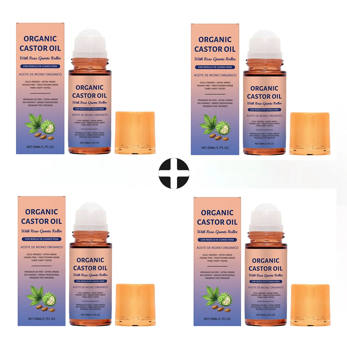 Castor Oil Roller Ball – Firming Brightening Moisturizing Body Oil