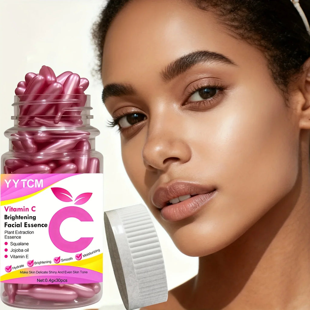 Vitamin C Brightening Capsule Essence – Squalane & Jojoba 90ct