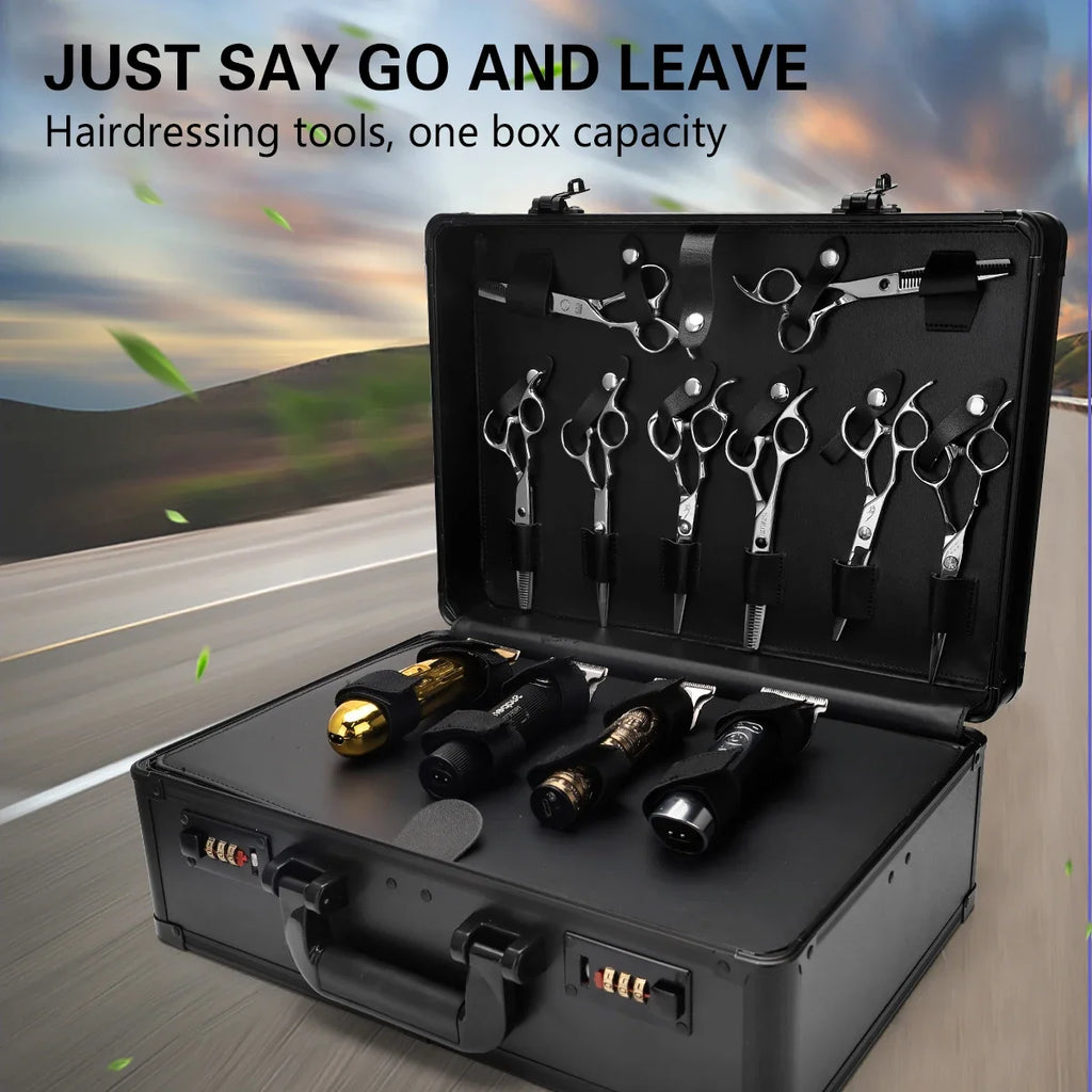 Professional Barber Case – Lockable Salon Tool Travel Box