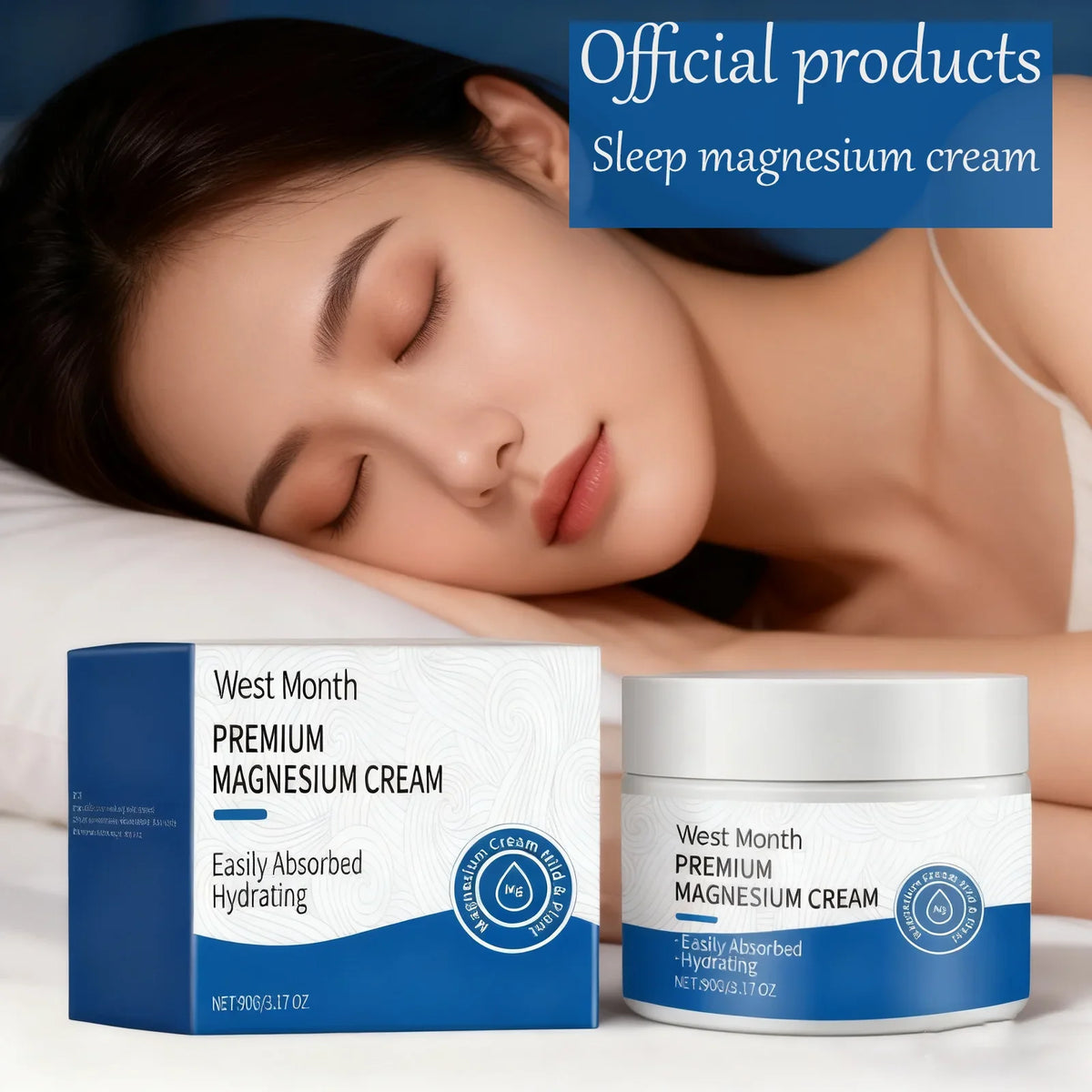 Magnesium Body Cream – Lavender Sleep Lotion 3.17 oz