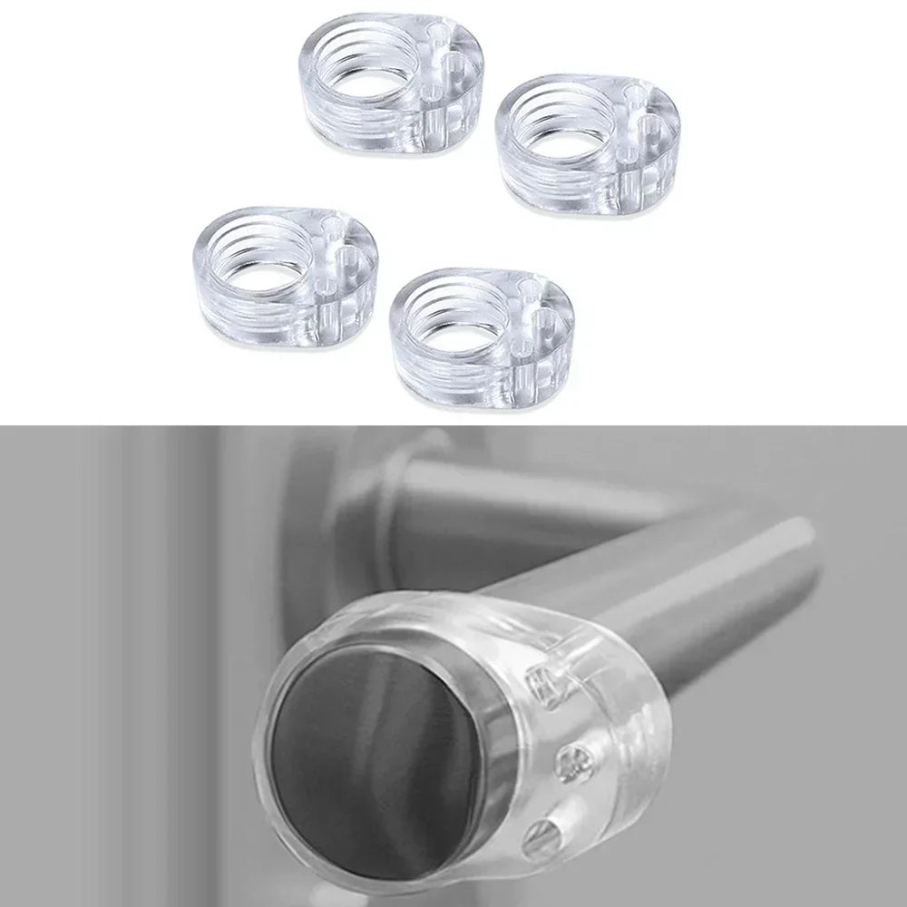 Silicone Door Stop Wall Protector – Clear Buffer 4-Pack