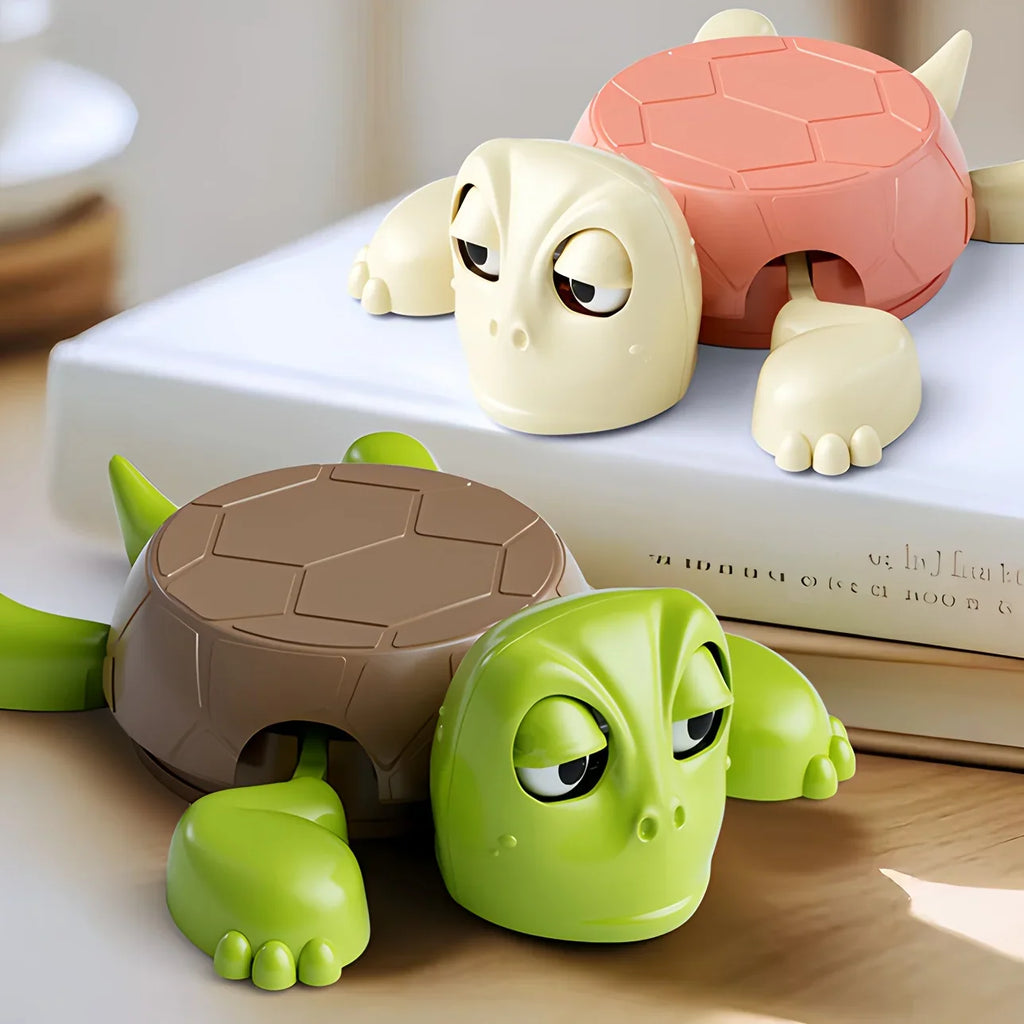 Funny Turtle Coaster Oops Sound Interactive Prank Toy Desk Novelty