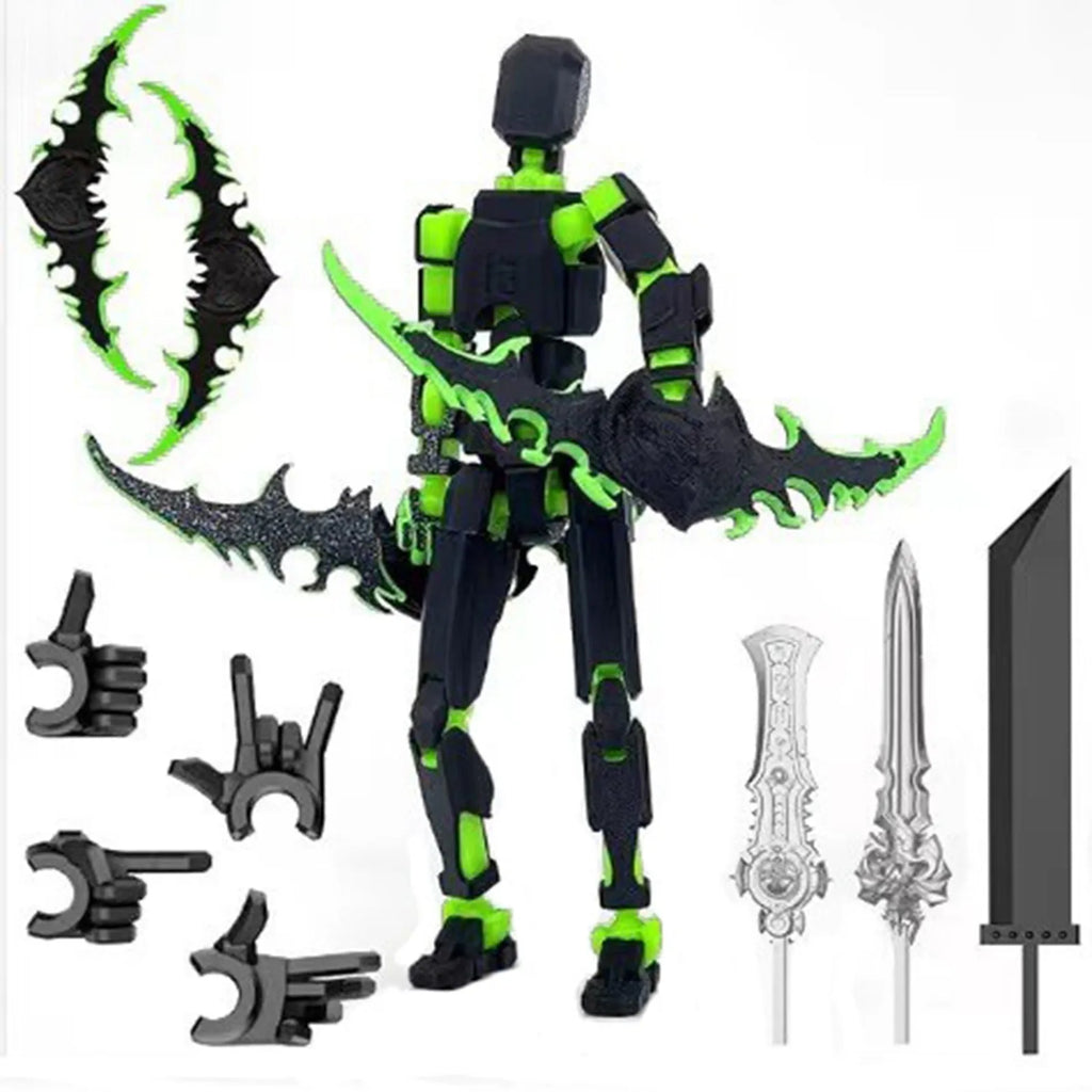 Titan 13 With Wings Articulated Robot Action Figure 13cm