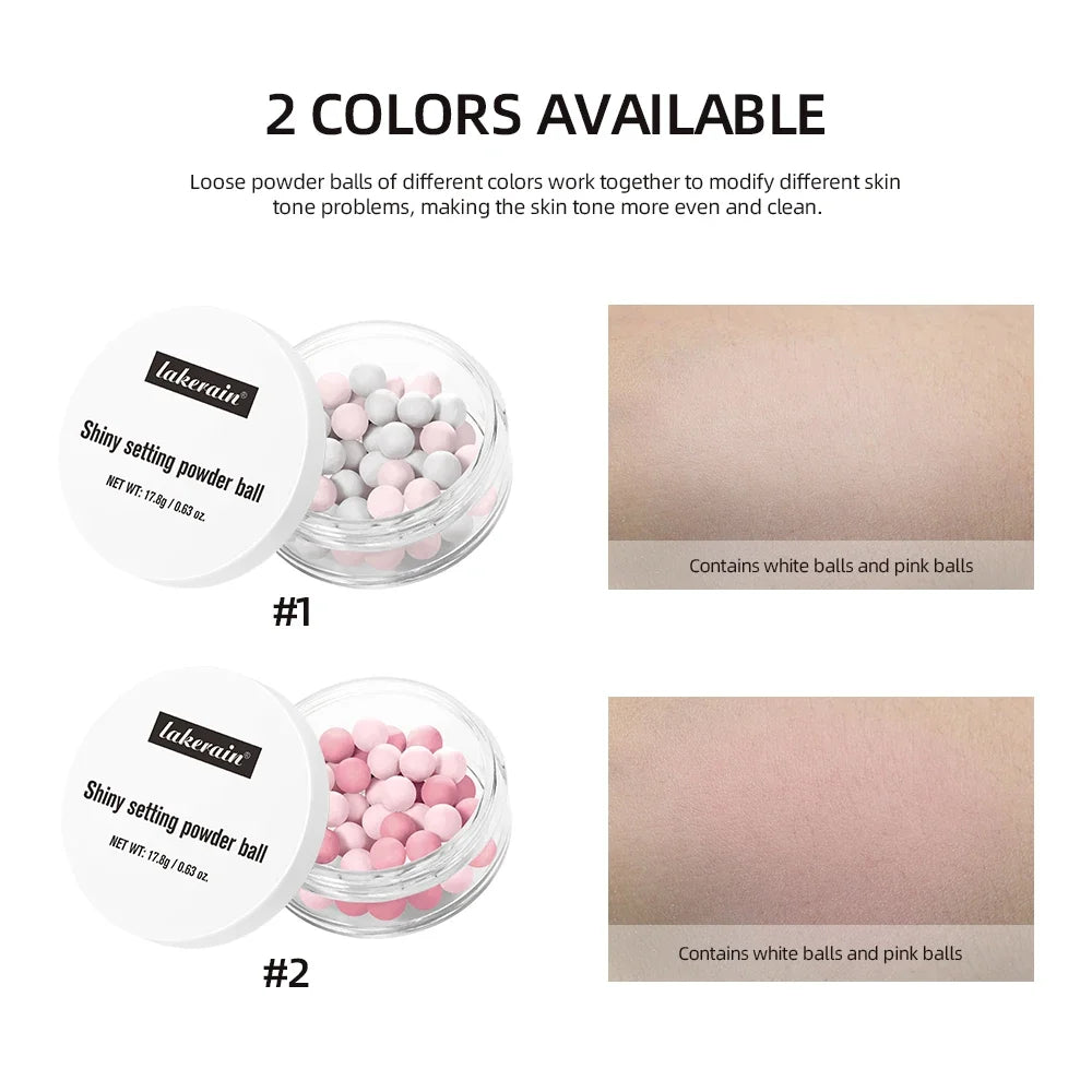 Pearl Ball Setting Powder – Matte, Oil-Control & Translucent