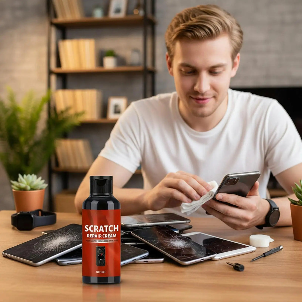 Glass Scratch Remover Polishing Cream | Screen Repair Kit