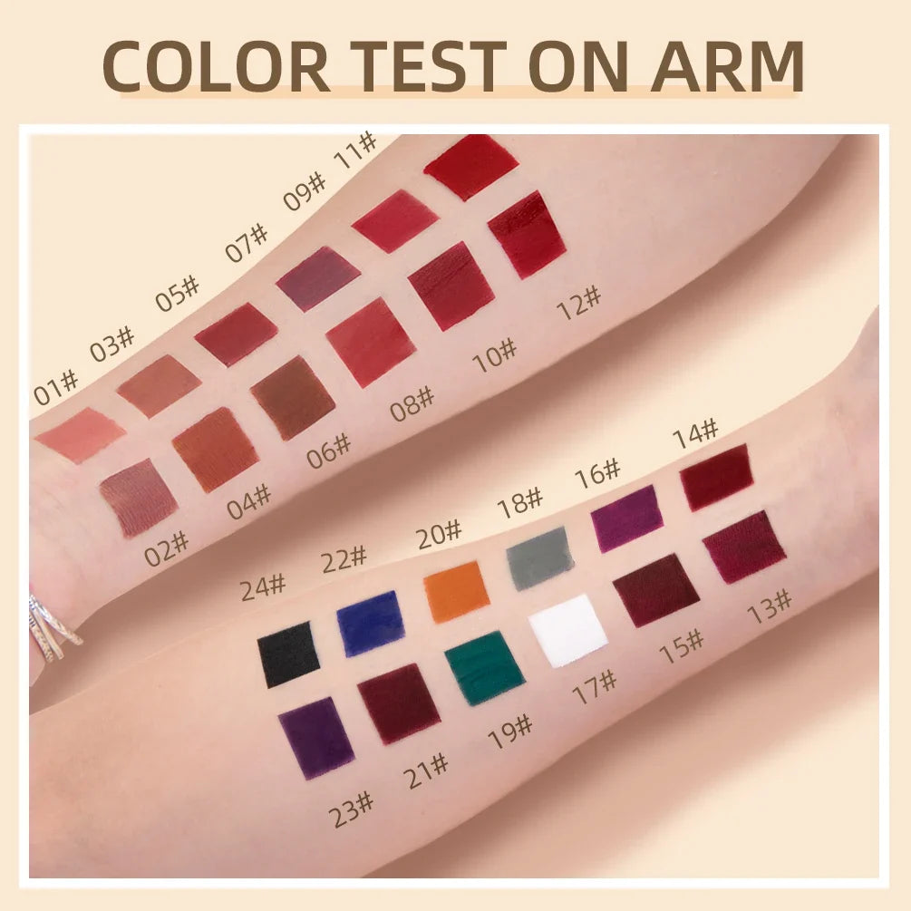 QIBEST Matte Liquid Lipstick – Long-Lasting Velvet Lip Gloss