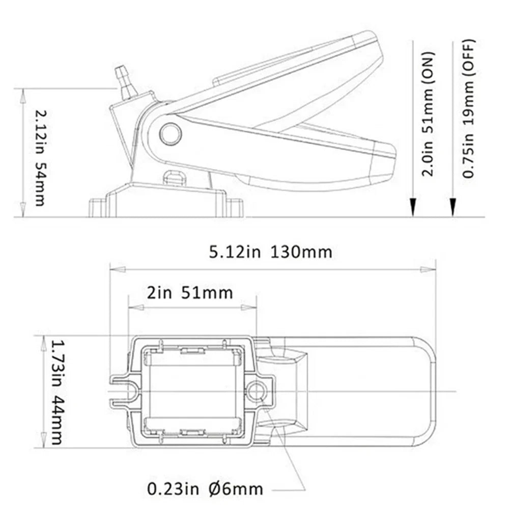 12V 1100GPH Boat Bilge Pump Float Switch Sensor