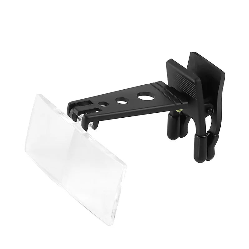 Clip-On Eyeglass Magnifier – 3 Lenses 1.5X 2.5X 3.5X