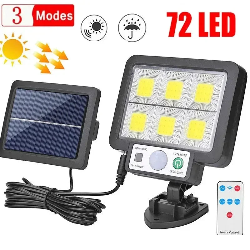 ESMARTER Solar Motion Sensor Wall Light – IP65, 1000LM, 3 Modes