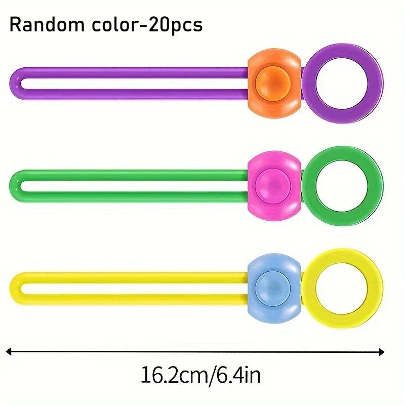 Adjustable Food Bag Sealing Clips – Airtight Storage 10/20 Pcs