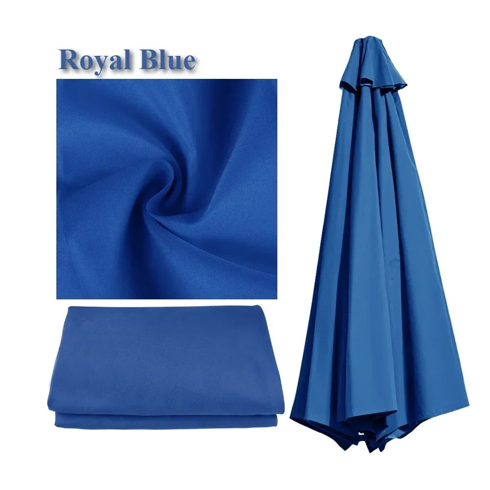 Patio Umbrella Replacement Canopy | 6 & 8 Rib Garden Parasol Cover