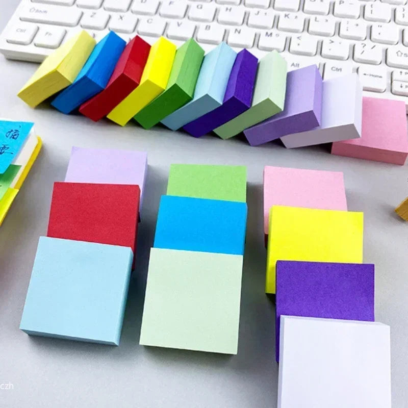 11-Pack Fluorescent Sticky Note Memo Pads – School & Office