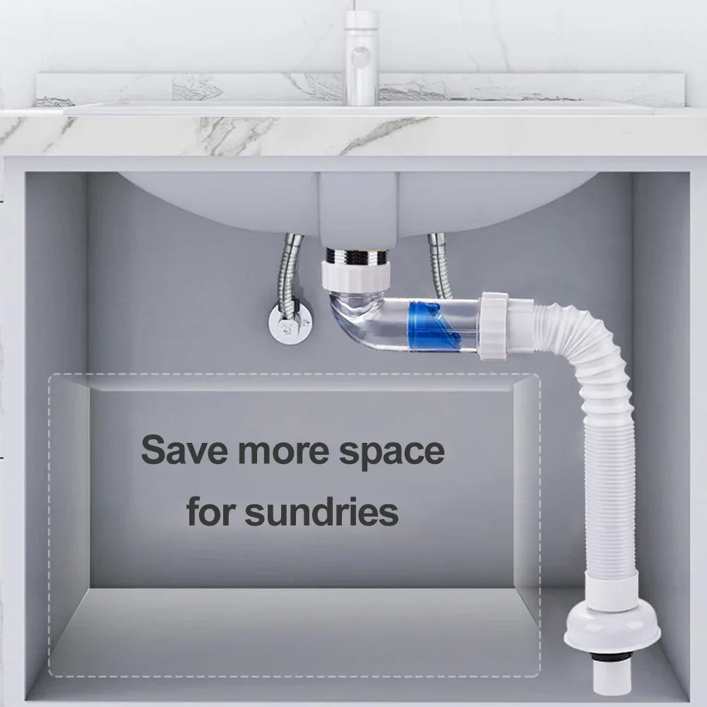 Kitchen Sink Drain Pipes Washing Basin Hose G1-1 Waste Water Pipe