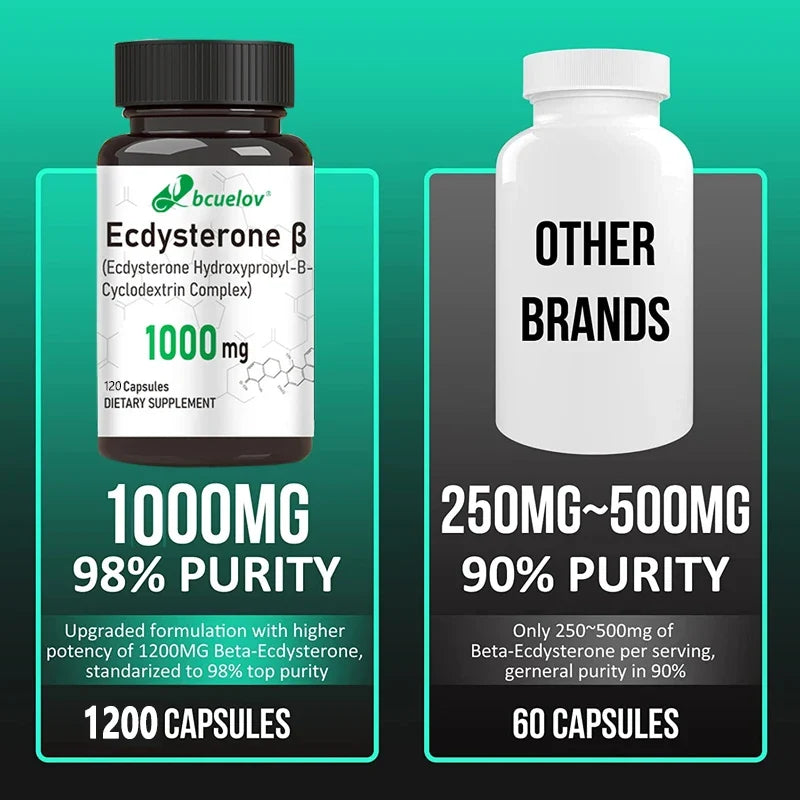 Ecdysterone Capsules – Lean Muscle & Athletic Performance Support