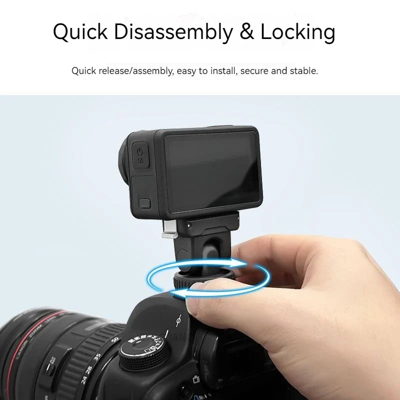 DJI Osmo Action 3/4/5 Pro Magnetic Quick Release Mount Adapter