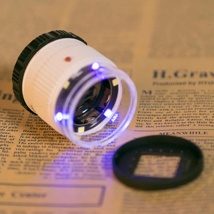 30X Optical Glass Magnifier Loupe – Jewelry & Antique Scale