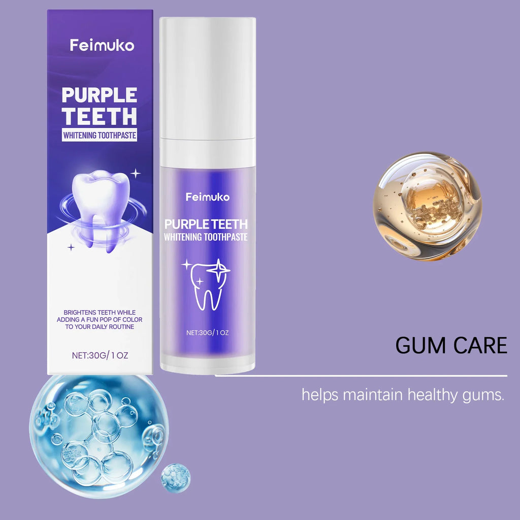 Premium Purple Toothpaste – Fresh Breath & Enamel Care