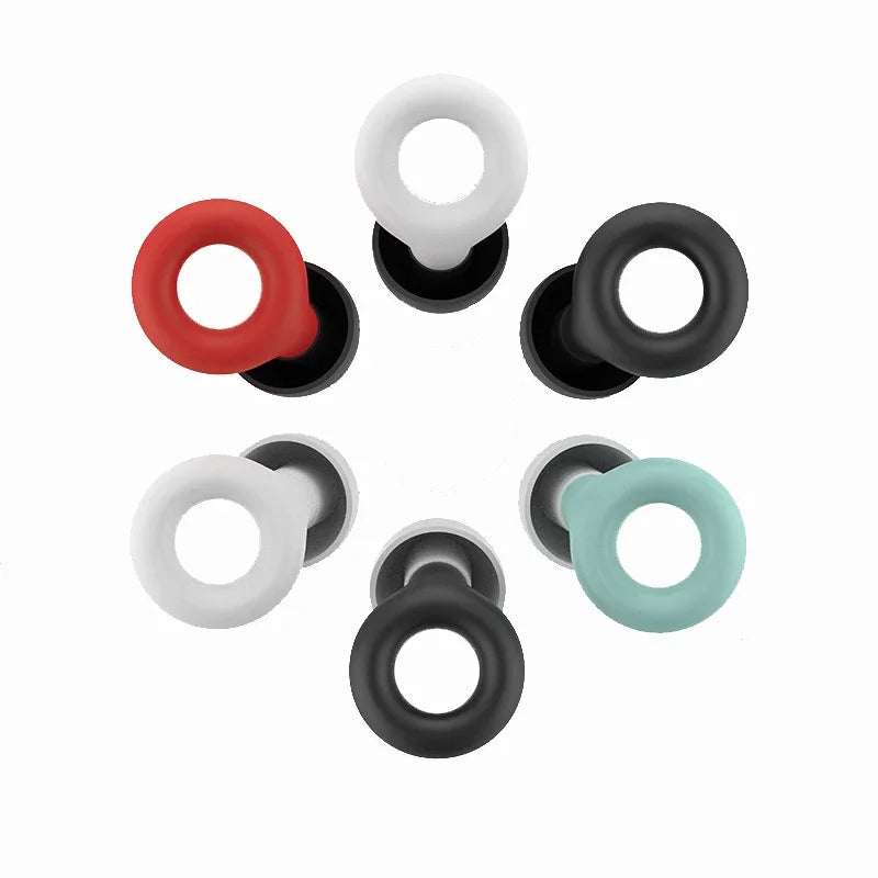Silicone Noise-Reducing Earplugs – Sleep, Swimming & Surfing