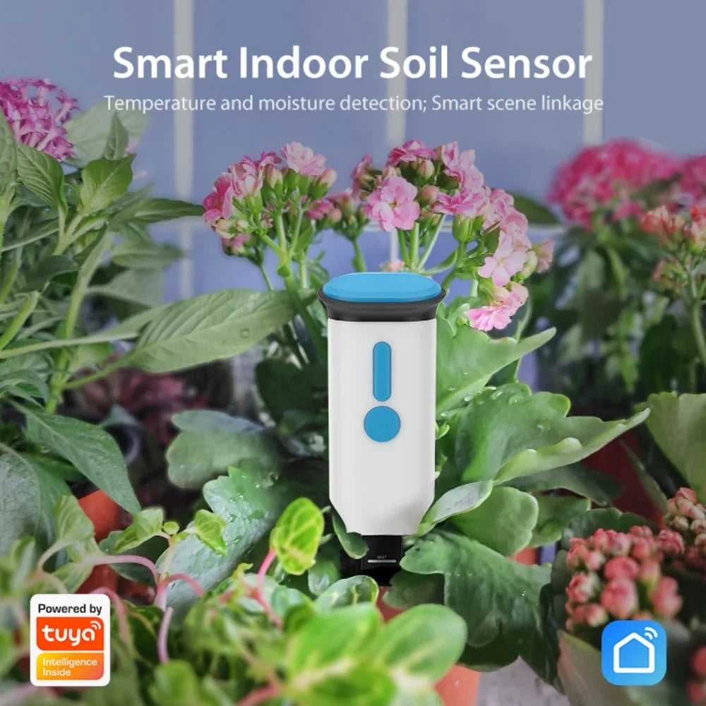 Tuya Wifi Smart Soil Sensor IP66 Waterproof BT 5 0 Garden Automatic