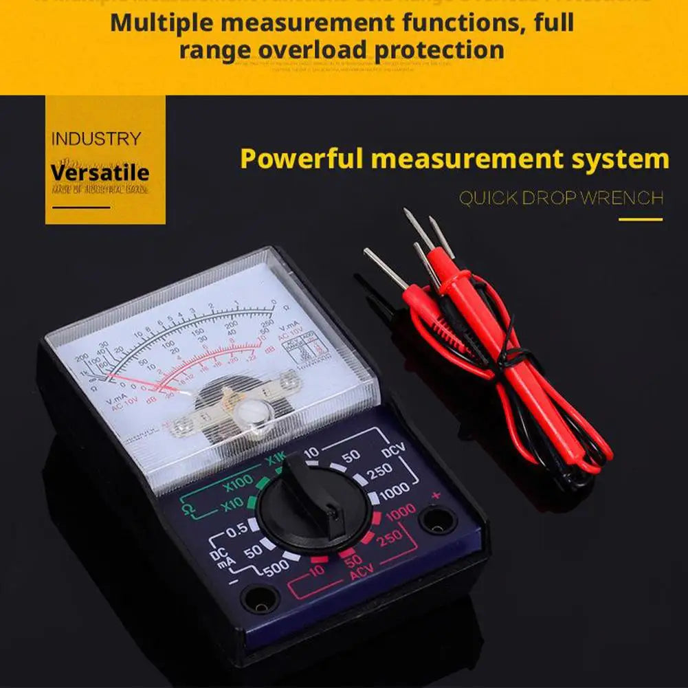 Pocket Analog Multimeter – AC/DC Voltage & Ohm Tester 110A
